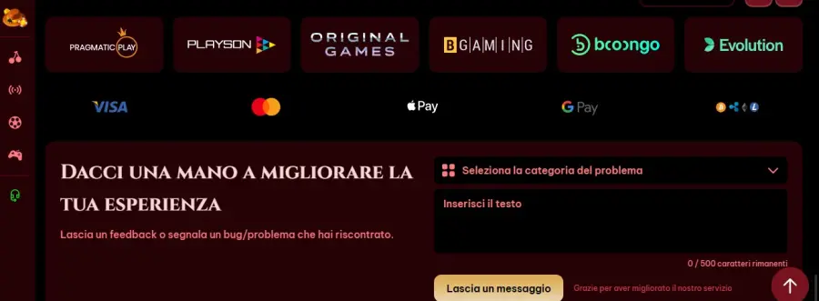 Code bonus spinogambino it